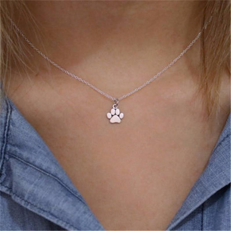 Explosive jewelry pet paw dog paw animal footprint cat paw necklace