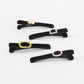 F532 French light luxury retro velvet word clip cute temperament side clip micro-inlaid resin rhinestone duckbill clip female