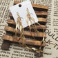 Spiral tassel metal ear clips without ear holes free to wear exaggerated atmosphere night party stage accessories