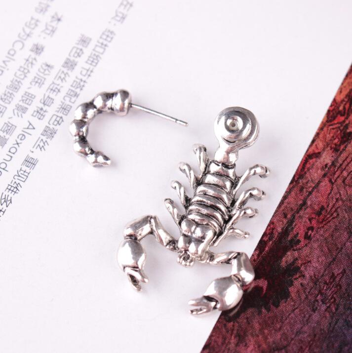 Fashion earrings punk exaggerated personality scorpion male and female earrings animal ear jewelry