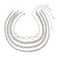 Jewelry Hip Hop Personality Geometric Set Necklace Simple Peach Heart Hollow Multilayer Chain Necklace Female