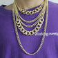 Jewelry simple punk hip-hop mix-and-match item female exaggerated thick chain multi-layer tassel necklace