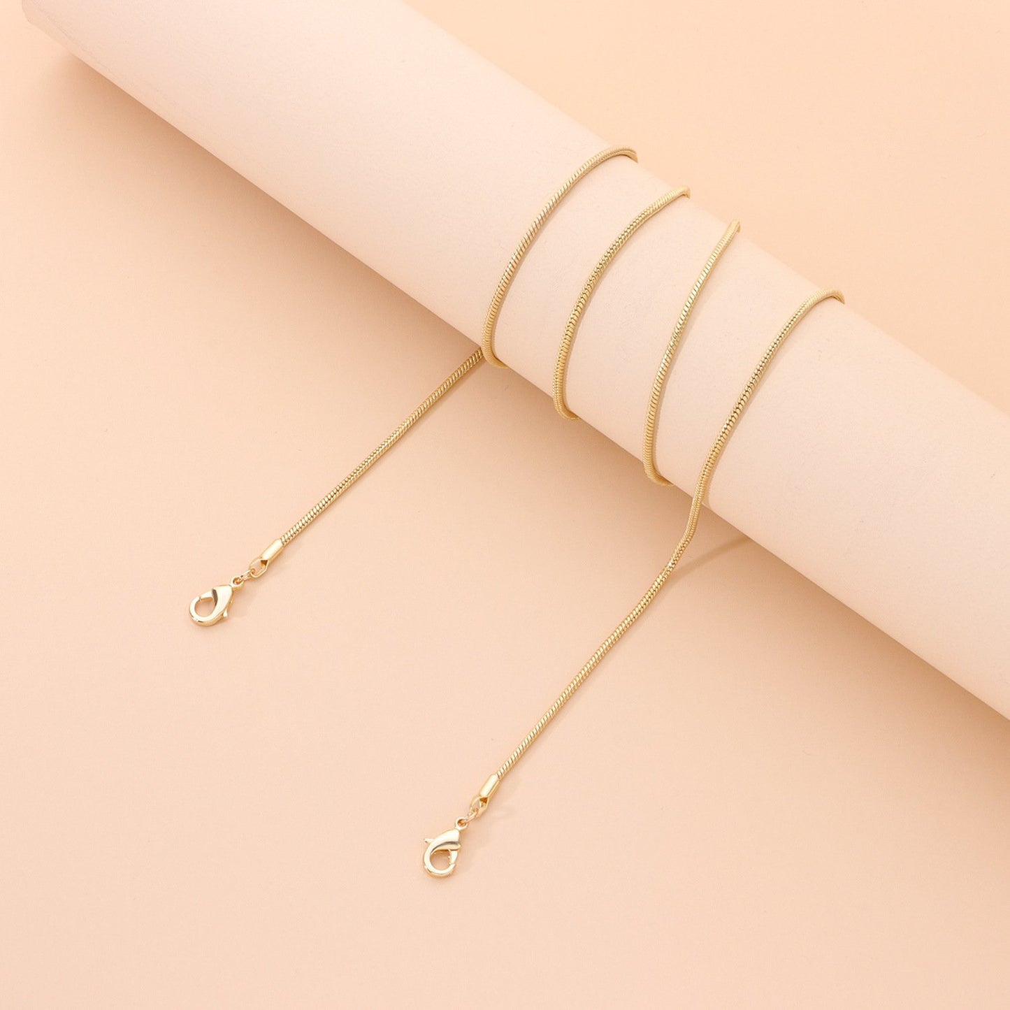 Jewelry 2mm Snake Bone Chain Glasses Chain Fashion Versatile Mask Mask Fixed Accessories