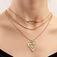 Jewelry love letter hollow exaggerated love necklace trend fashion clavicle chain necklace female