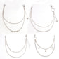 Metal Double Pants Chain Personality Waist Chain Punk Rock Body Chain Night Accessories Waist Chain