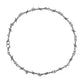 Guochao hip-hop tide brand prickly trousers chain thorns ins male and female jewelry with the same Hong Kong male and female necklace