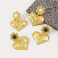 E11131 French retro palace pearl flower earrings baroque niche symbol simple love earrings