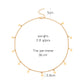 Fashion Simple Women's Alloy Plating Necklace Long Personalized Pentagon Pendant