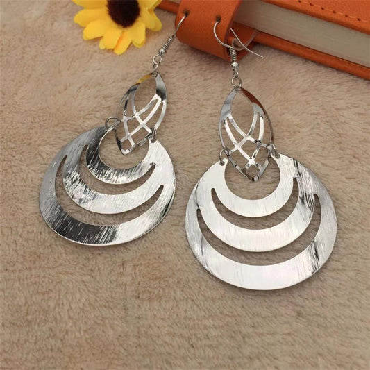 Vintage Exaggerated Earrings Hollow Out Pumpkin Earrings Halloween Dress Up Play Earrings Christmas