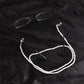 Hanging neck glasses chain anti-lost lanyard chain retro imitation pearl beaded necklace temperament mask chain