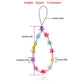 Jewelry Pearl Smiley Soft Pottery Mobile Phone Chain Acrylic Fruit Five-pointed Star Mobile Phone Anti-lost Lanyard