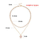 Jewelry Fashion Overlock Pearl Pendant Multilayer Necklace Femininity Popular Personality Necklace