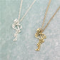 Hollow Flamingo Pendant Necklace Female Personality Animal Red Crowned Crane Clavicle Chain Jewelry