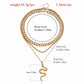 Jewelry ins popular snake-shaped element necklace female minority design sense ancient snake pendant necklace necklace