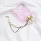 High-end Pearl Chain Stitching Love Bracelet Women's New Year's Trend Hip-Hop Ins Niche Design Jewelry