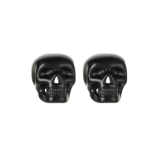 Personality Ghost Head Earrings Gothic Retro Skull Head Earrings Retro Men's and Women's Earrings Halloween Ornaments