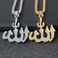 Hip-hop full diamond necklace exaggerated diamond number symbol pendant jewelry
