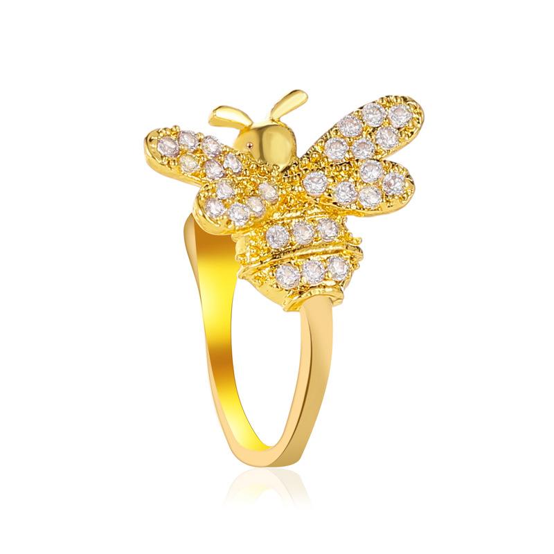 Earrings Cute Bee Ear Clip No Ear Pierce Earring Female Personality Diamond Insect Ear Bone Clip