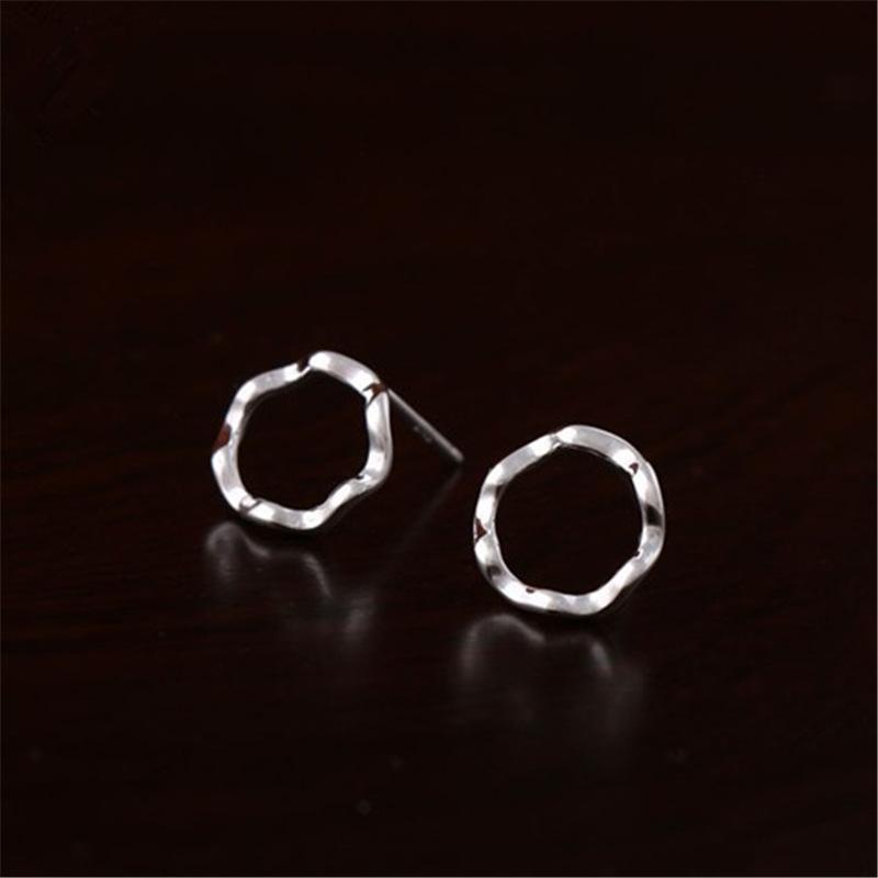 Earrings Women's Fashion Twist Wreath Earrings Women's Round Earrings