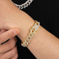 Trendy golden rhombus 12mm full diamond box buckle men's jewelry simple natural atmosphere jewelry