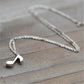 Explosive style, simple musical notation pendant necklace cute musical notation clavicle chain