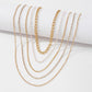 N8852 Jewelry Imitation Pearl Claw Chain Geometric Simple Necklace Retro Stacked Metal Necklace