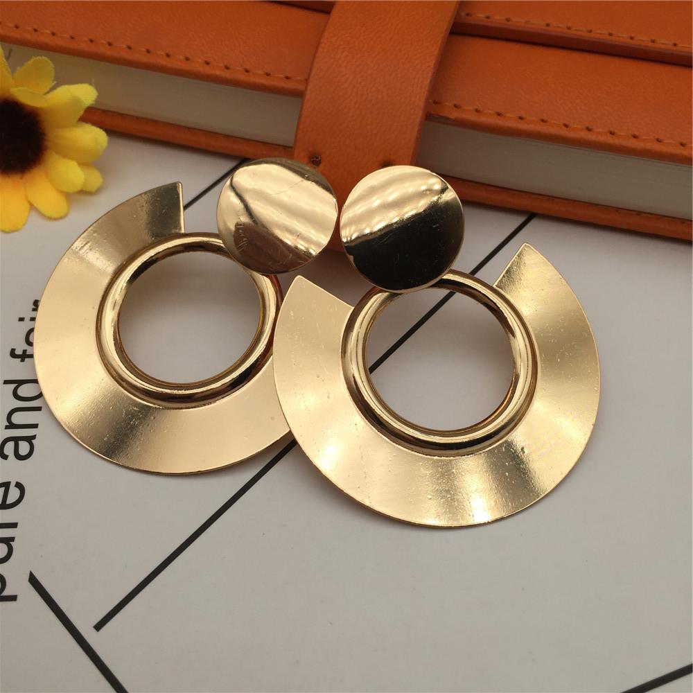 Popular Simple Street Shot Earrings Night Party Prom Earrings Sequin Ring Earrings Small Jewelry