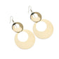 Accessories Ladies Earrings Casual Multi Layered Large Round Earrings