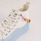 ins ethnic shoe chain accessories diy jewelry handmade beaded letter chain shoe buckle decoration