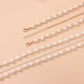 Ornament Mori simple and beautiful all-match handmade beaded pearl head chain headband hair accessories