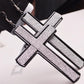 Long retro simple cross frosted earrings exaggerated night direct supply