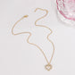 Ins Hollow Love Pearl Necklace Women's Fashion Light Luxury Niche Design Diamond Heart Pendant Clavicle Chain
