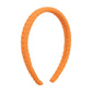 F3863 Xiaohongshu fashion net red hair card spring and summer candy color girl hair accessories solid color fabric headband