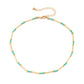 Jewelry Hip Hop Niche Metal Graffiti Tag Necklace Simple Snake Bone Chain Alphabet Pendant Necklace