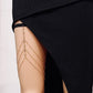 Bohemian three-layer tassel crystal pearl metal thigh chain female summer fashion sexy beach leg chain