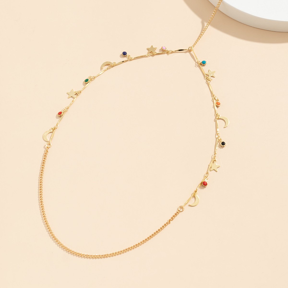 Jewelry Creative Xingyue Alloy Drip Oil Body Chain Feminine Night Tassel Double Thigh Chain