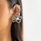 Jewelry design sense creative pearl flower earrings simple metal round beads without ear piercing earrings for women