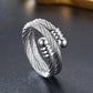 Titanium steel ring live mouth adjustable personality niche couple ring