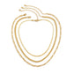 Jewelry Hip Hop Simple Flat Snake Bone Chain Necklace Female Retro Geometric Twist Chain Clavicle Necklace