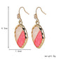 Creative Irregular Shaped Geometric Acetate Plate Color Matching Earrings Temperament Inlaid Ladies Earrings Jewelry