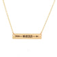 Popular Women's Trinkets Creative Alphabet Wanderer Rambler Outdoor Pendant Necklace Travel