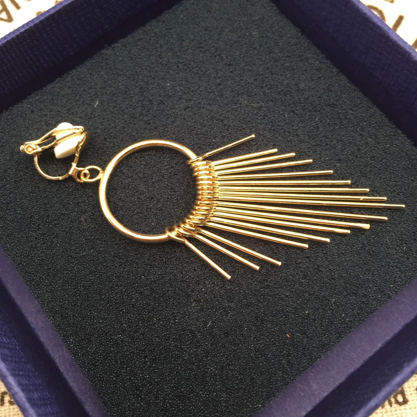 Minority tassel ear clips can be worn with or without ear piercing Indian ear jewelry stall jewelry