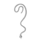 E9872 Simple Retro Earrings Geometric Diamond-studded Serpentine Personality Earrings Hip-Hop Night Earless Earrings