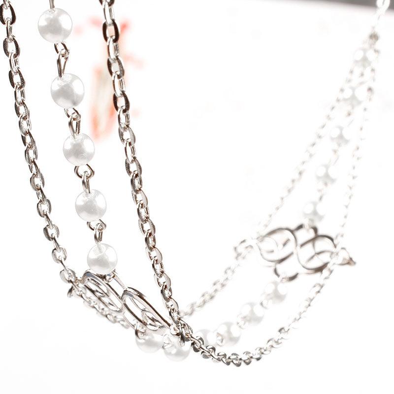 Jewelry Beautiful Fashion Popular Beaded Auspicious Pearl Tassel Headband Hair Accessories