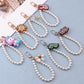Xingdelu key chain cute creative soft pottery cartoon doll doll acrylic dinosaur rabbit bag pendant