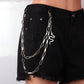 Punk Metal Chain Body Chain Fashion Versatile Popular Metal Pants Chain Six-Piece Set