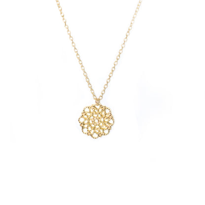 Jewelry Hollow Lace Flower Necklace Female Pendant Temperament Clavicle Chain