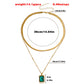 Jewelry Snake Bone Double-layer Gemstone Pendant Clavicle Chain Female Niche Retro Design Feeling Cold Necklace