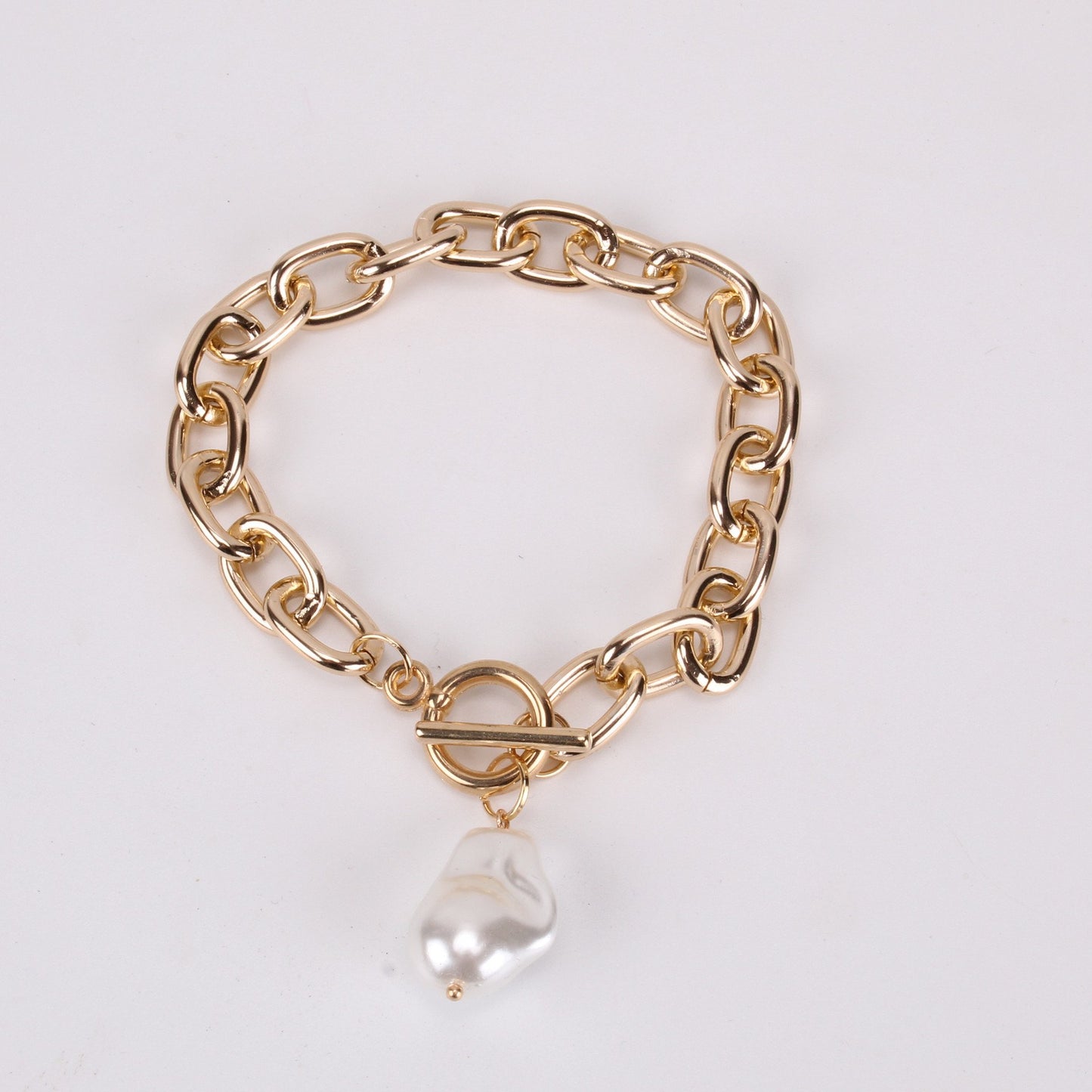 Jewelry Hip Hop Punk Thick Chain Baroque Fashion Generous Personality Cold Temperament Bracelet