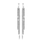 E1481 Baroque Tassel Long Earrings Capable Temperament Workplace Retro Niche Cold Temperament Earrings